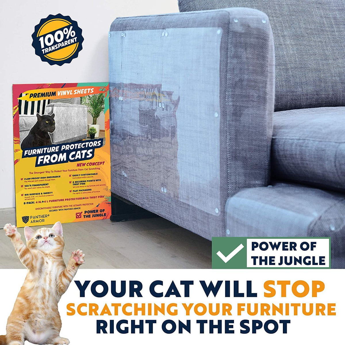Single-sided Anti-scratching Tape Cat Protection Sofa Furniture Tape Piece