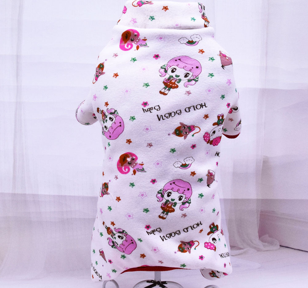Cat Autumn And Winter Clothes Four-legged Casual Little Fairy Fleece