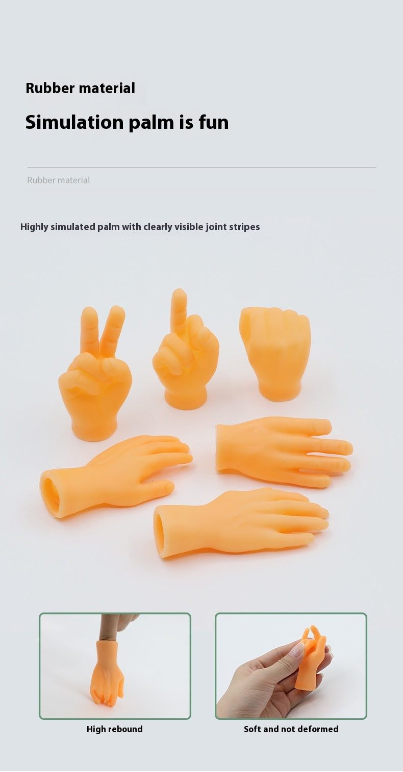 Pet Cat Touching Finger Massage Toy Funny Little Trick Small Hand Model Funny Artifact Cat Finger Stall