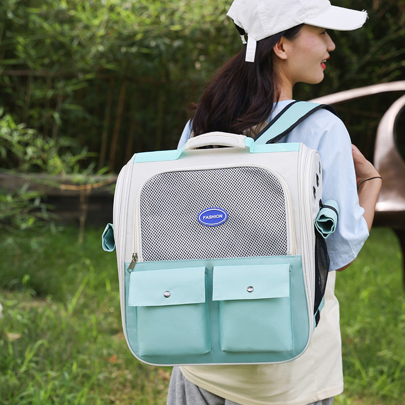 Portable Breathable Backpack For Pets