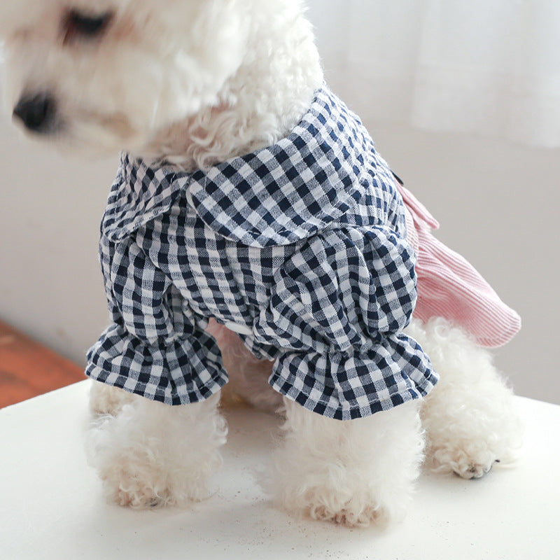 Pet Dog Cat Dress Suspender Skirt