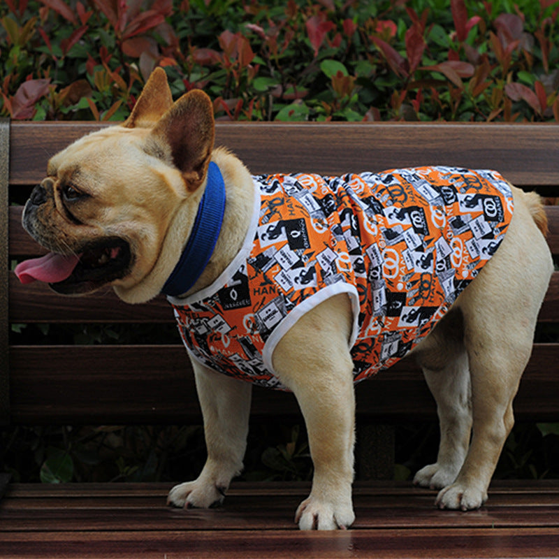 Dog Summer Printed Vest Clothes