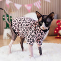 Sphynx Cat Cotton Leopard Shirt Fashion Clothes