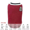 Cat Clothes Warm British Shorthair Blue Cat Silver Gradual Layer College Style Winter Clothes Puppy Supplies