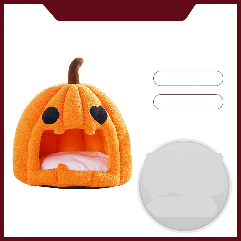 Semi-Enclosed Warm And Removable Pet Nest