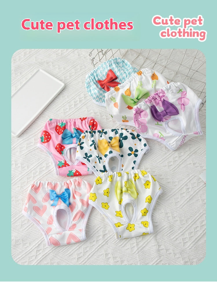 Pet Physical Pant Printed Cute
