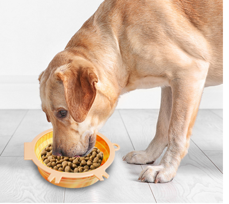 Multi-functional Suction Cup Lick Pad Folds Slow Food Bowl