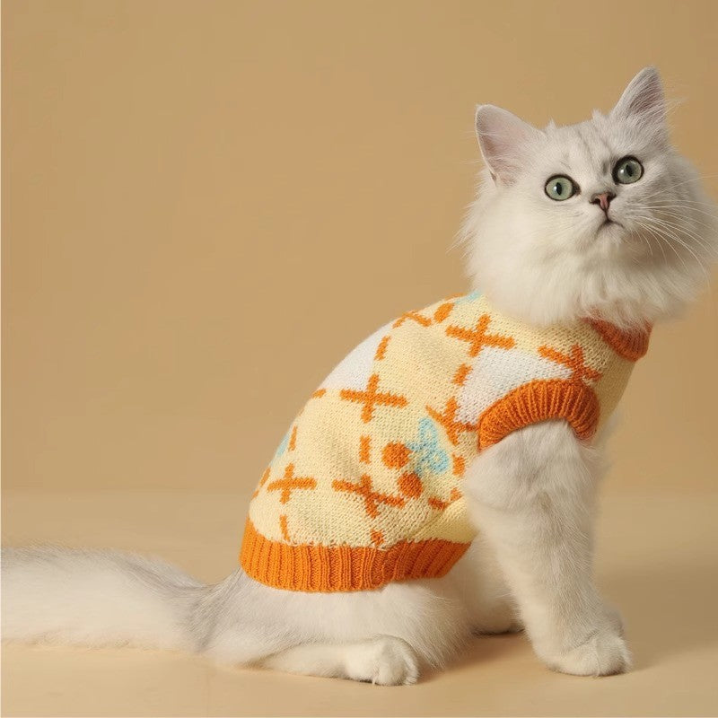 Cat Sweater Autumn-winter Warm And Thickening Windproof