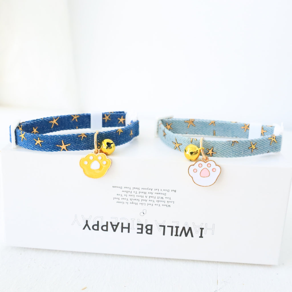 Pet Collar Kitten Dog Bell Safety Buckle Necklace