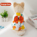 New Summer Ultra-thin Cool Pet Clothes Dog Cat Pet Fashion Floral Butterfly Knot Princess Dress