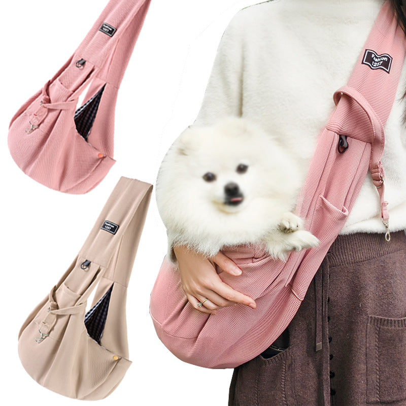 Crossbody Cat Bag Large Capacity Outing Portable Pet Bag