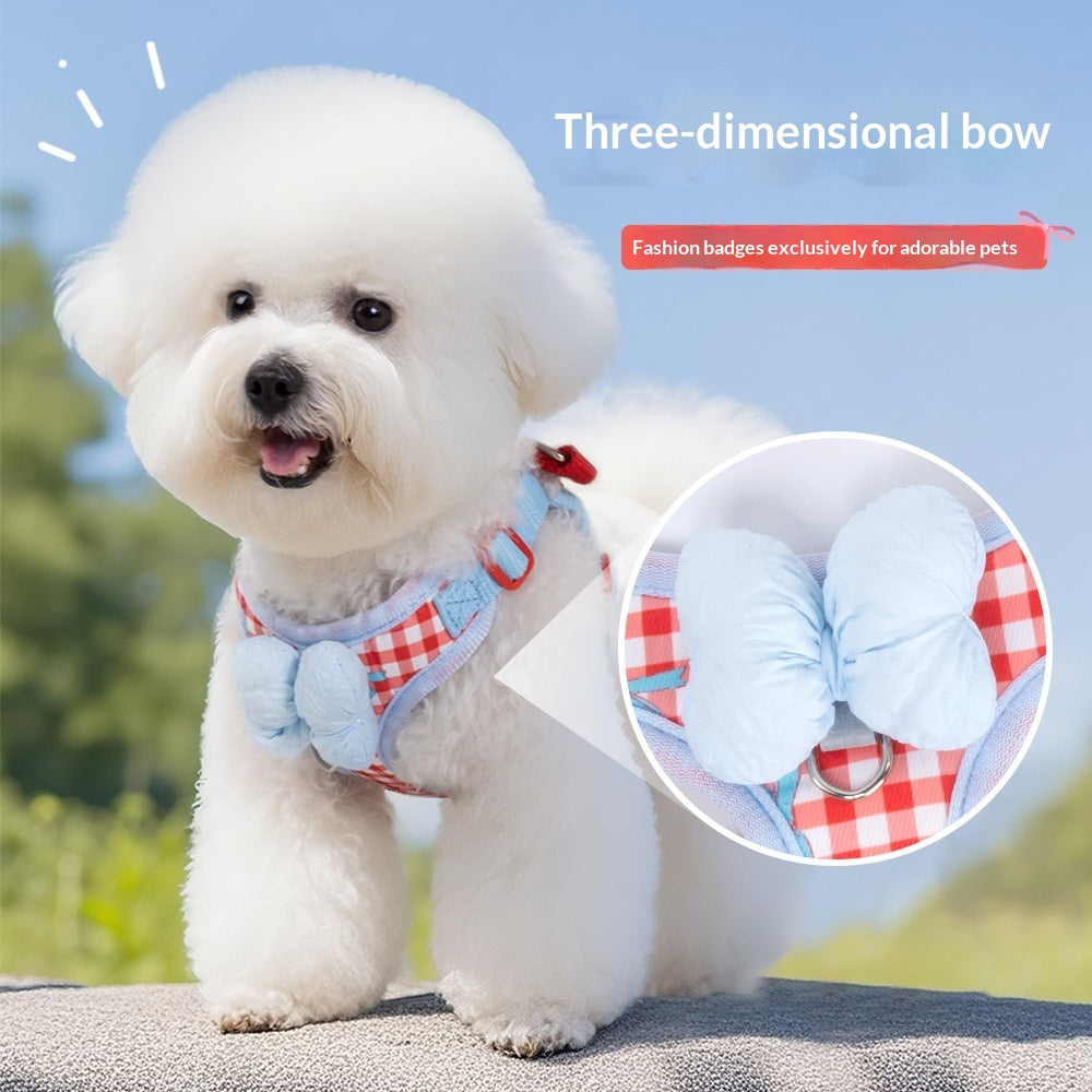 Small Puppy Chest Harness Dog Leash Walking Rope