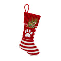 Christmas Cat And Dog Socks Gift Bag