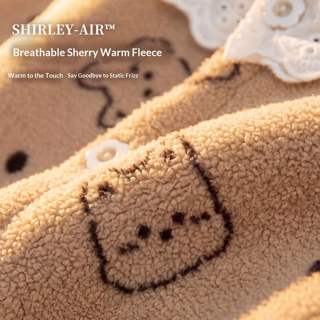 Pet Fleece-lined Four-legged Warm Fleece Coat