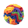Snuffle Ball Interactive Dog Toys Ball Dog Brain Mental Stimulating Puzzle Toys For Dogs Enrichment Game Feeding Mat For Stress Relief Portable
