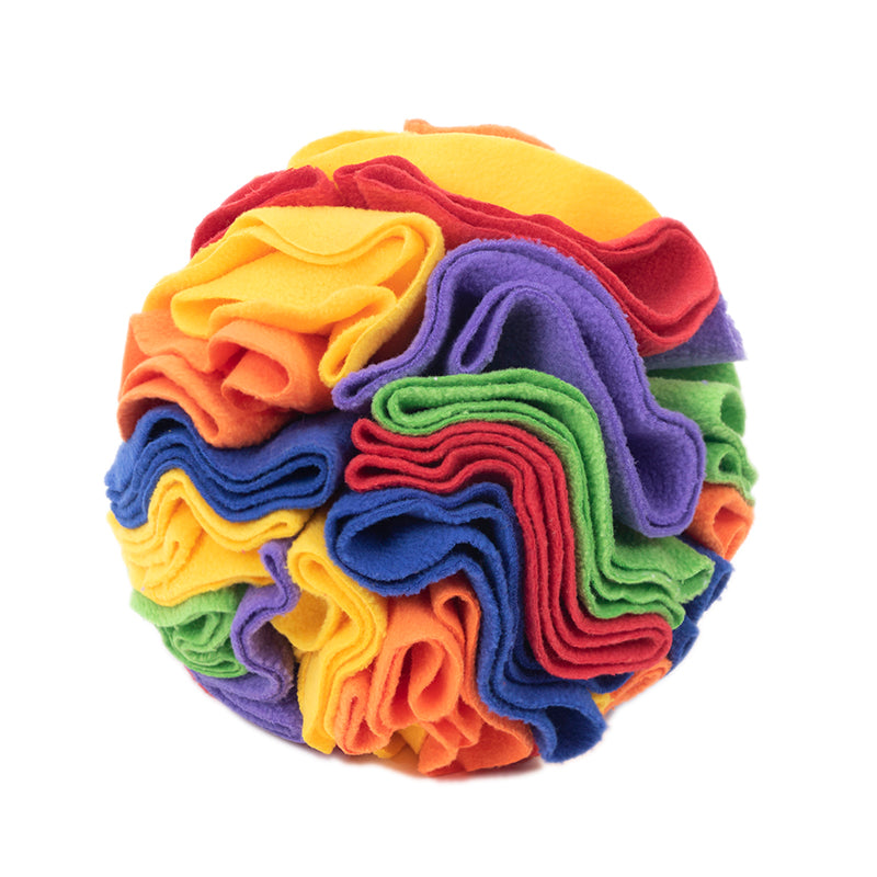 Snuffle Ball Interactive Dog Toys Ball Dog Brain Mental Stimulating Puzzle Toys For Dogs Enrichment Game Feeding Mat For Stress Relief Portable