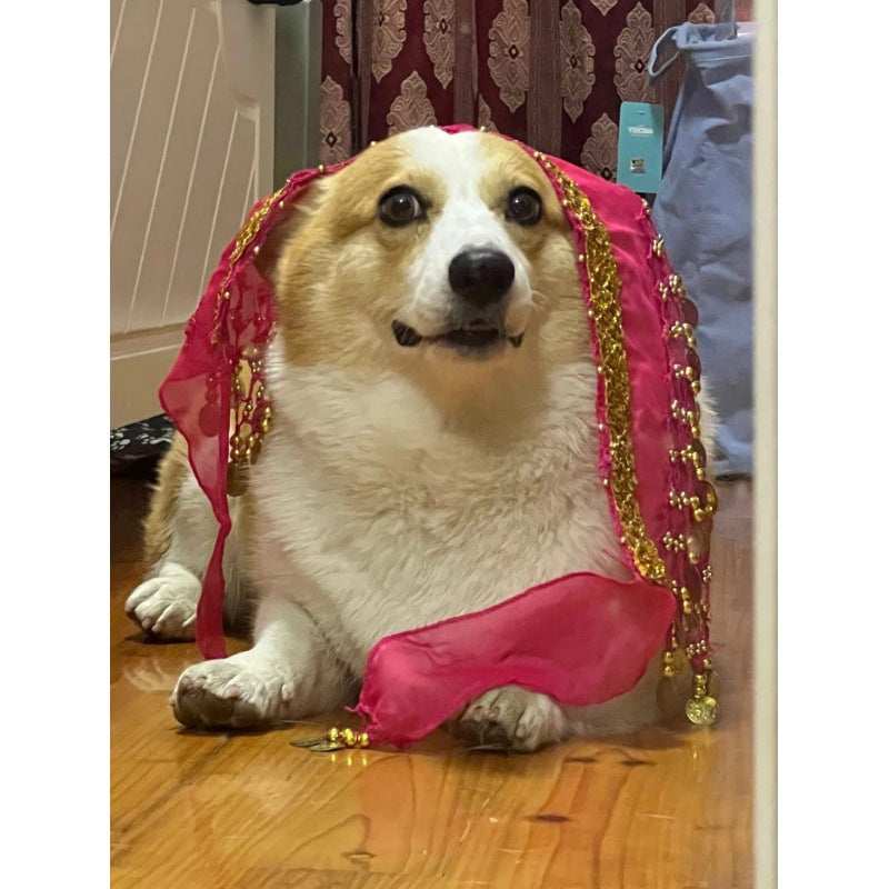 Corgi Belly Dance Fart Chain Sequined Waist Chain