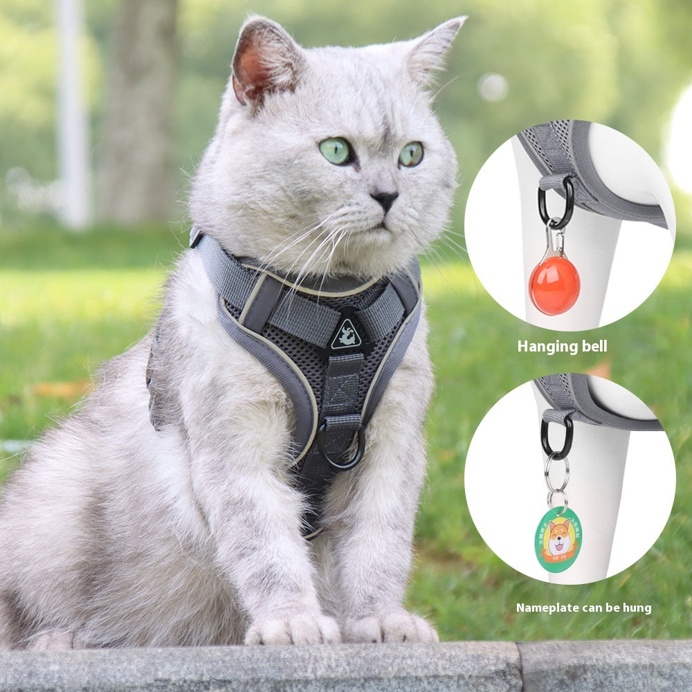 Cat Pulling Rope Vest Pet Harness