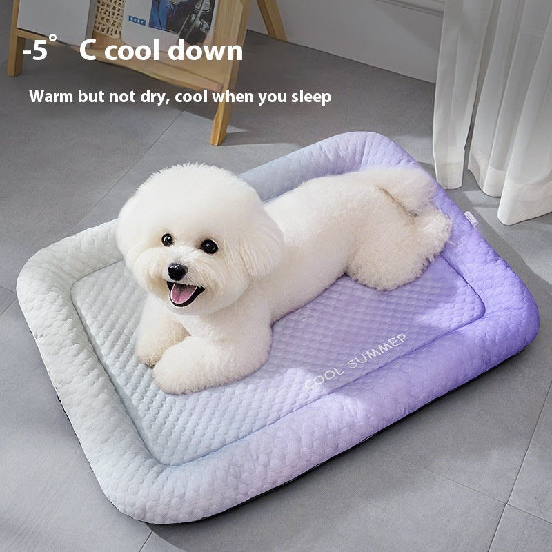 Summer New Pet Ice Mat Gradient Color Series
