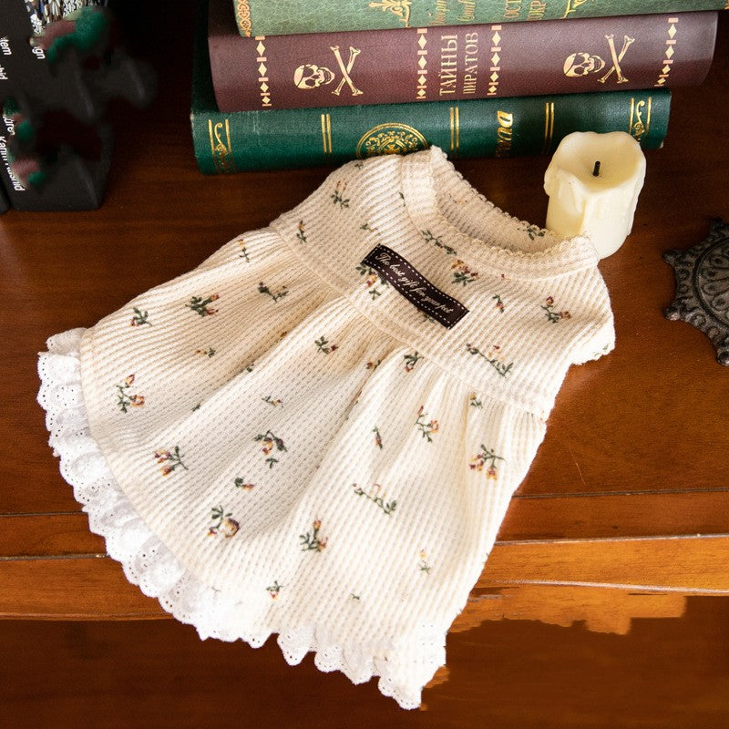 Autumn And Winter Embroidery Bear Vest Pet Clothes
