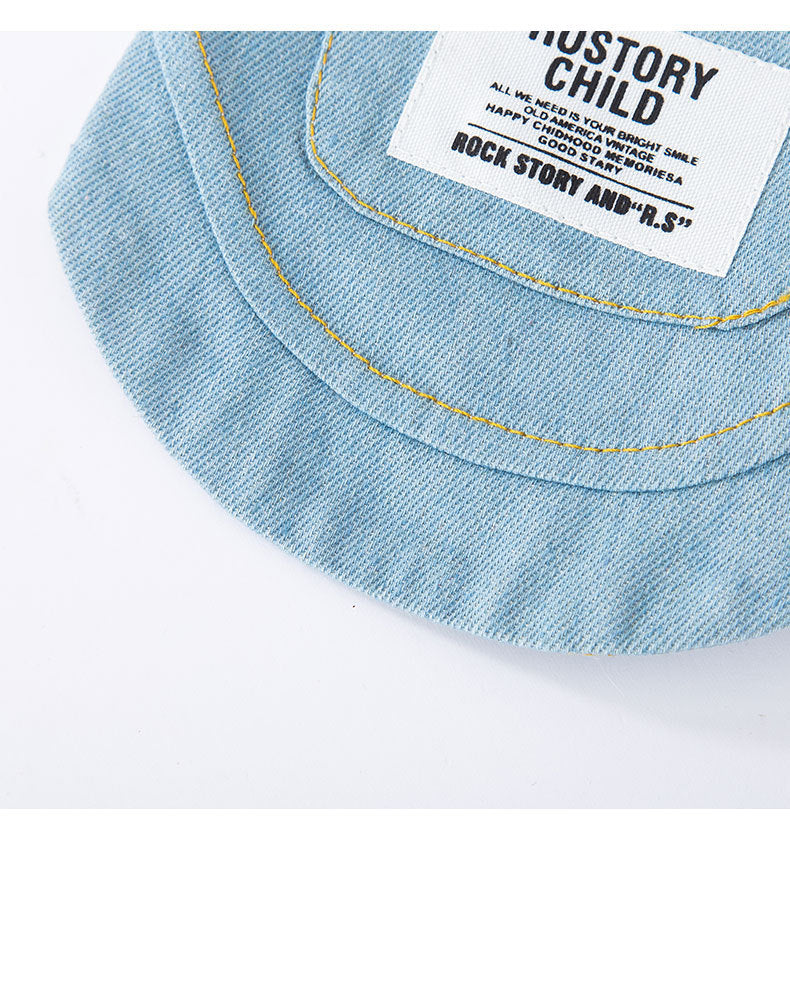 Summer Dog Pocket Suspender Denim Skirt Clothes