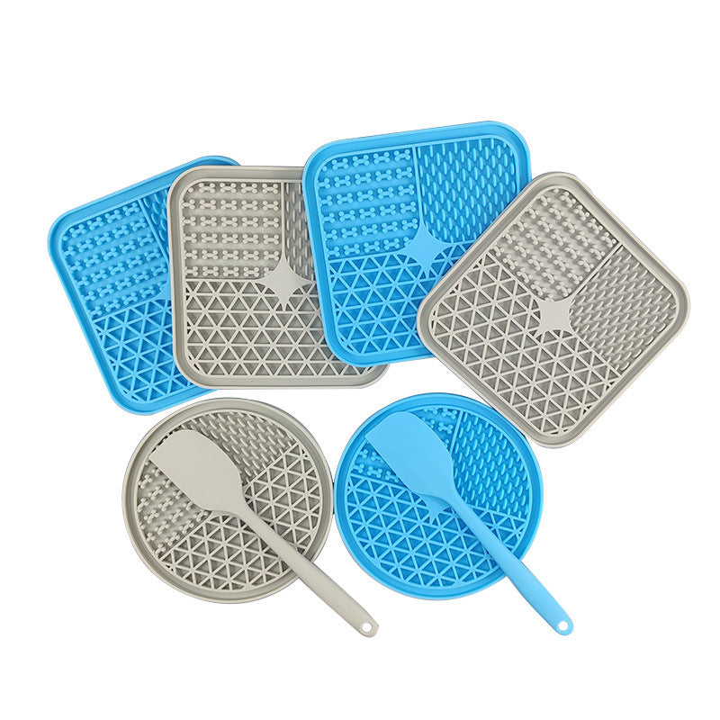 Sucker Slow Food Pad Shower Distracting Pet Pad Silicone Dog Licking Pad Slow Food Pad