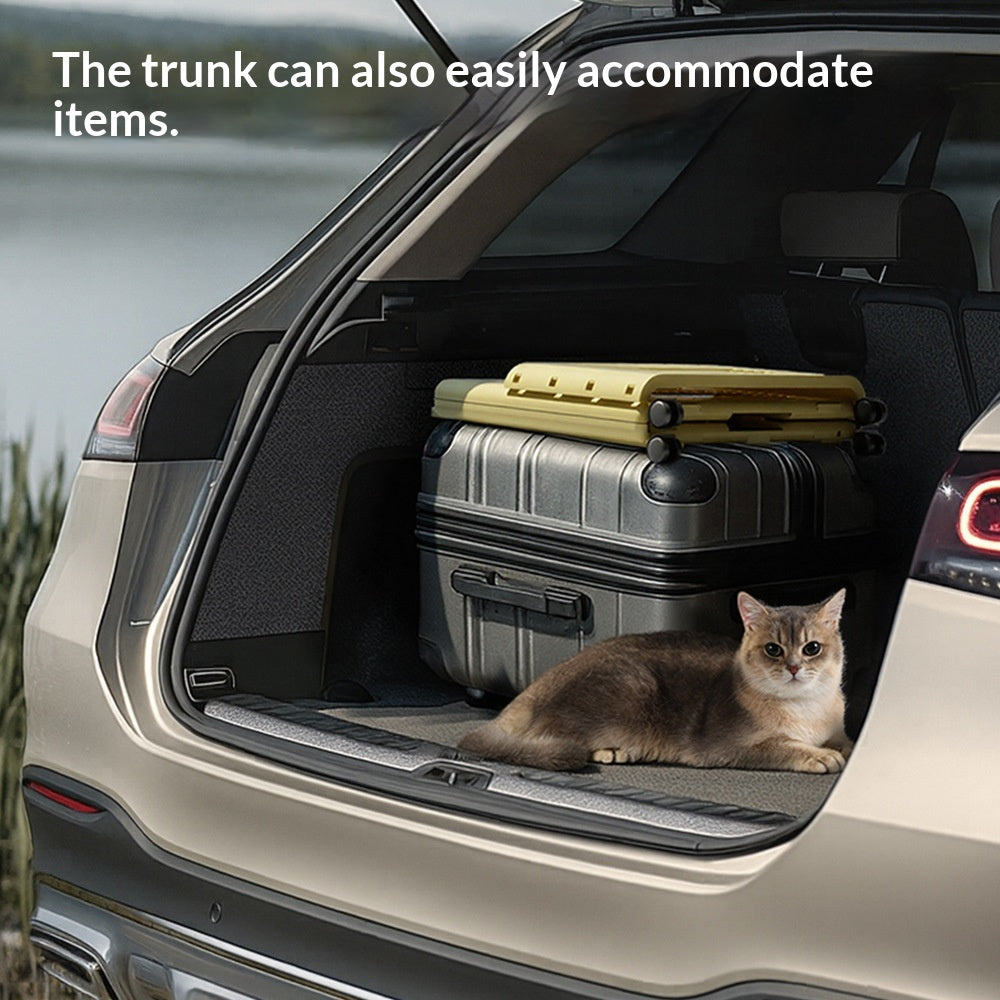 Pet Trolley Case For Catsportable And Foldable For On-the-go Travel