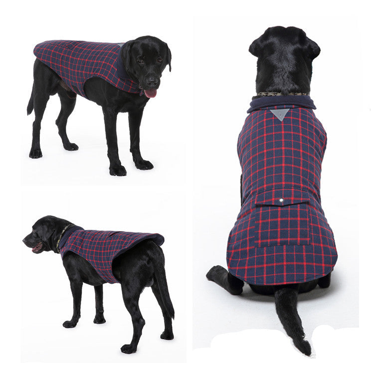 Reflective Charge In Winter Big Dog Clothes
