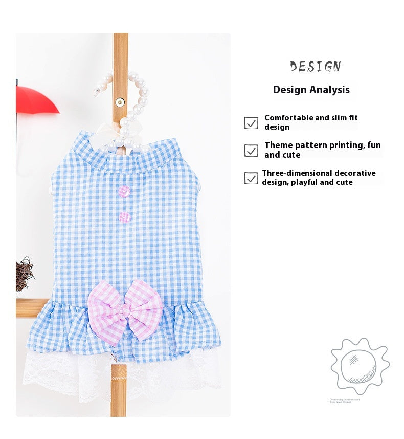 Summer Thin Princess Dress Small Dog Clothes