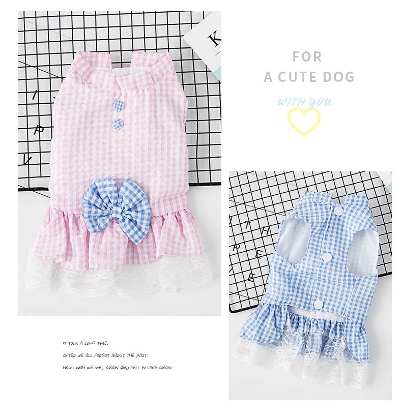 Summer Thin Princess Dress Small Dog Clothes