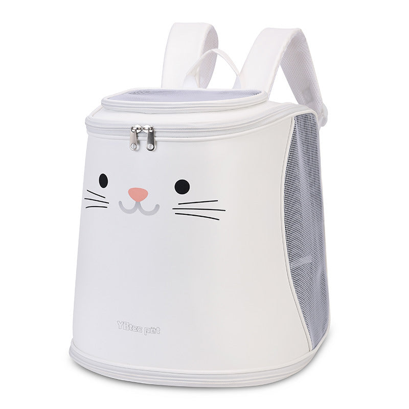 Foldable Double-shoulder Pet Portable Large Capacity Cat And Dog Bag
