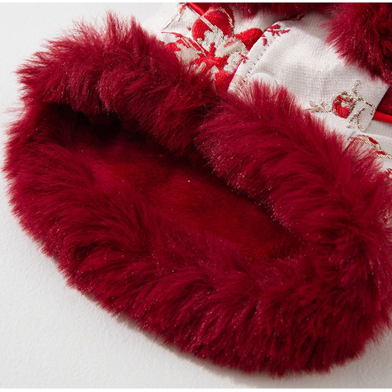 Autumn And Winter Dog New Year Clothes, Chinese-style Small Dog New Year Clothes, Festive Cat Cotton-padded Jackets, Pet Tang Suits