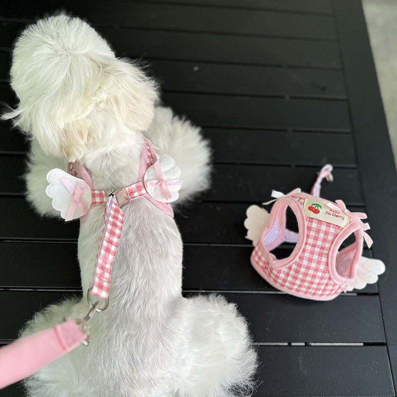 Pet's Chest-back Hand Holding Rope Small Dog