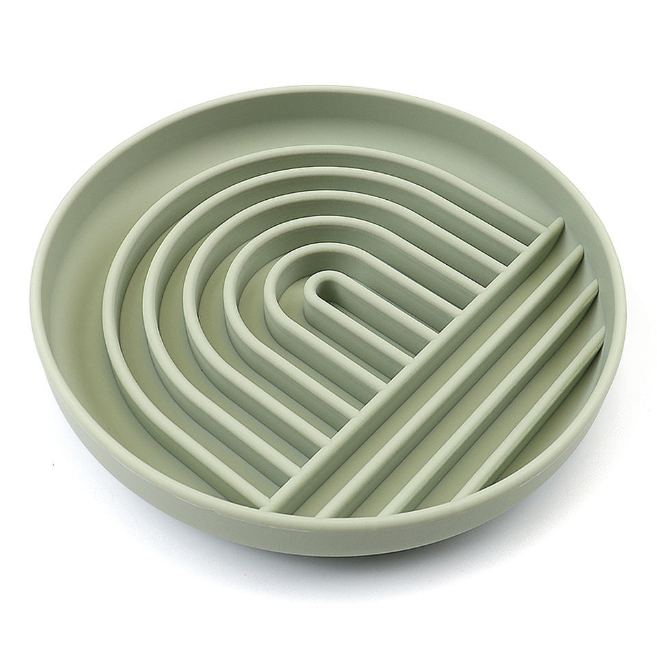 The Slowdown Bowl Silicone Slow Feeder For Dogs Puppies Slow Eating Modern Lick Mat Design Reduces Gulping Dishwasher Fit For All Breed Mealtime