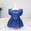 Puppy Clothes Spring And Summer Thin Letters Dress
