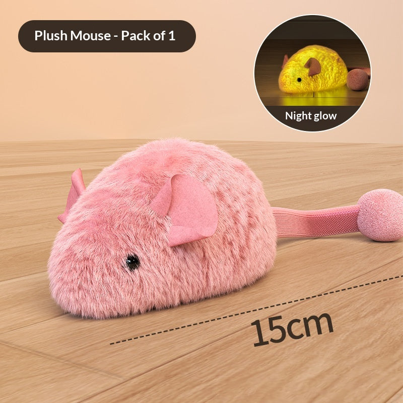 Fluorescent Mouse-shaped Interactive Cat Toy
