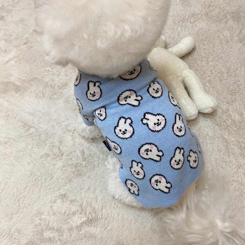 Winter Dog Sweater For Small Dogs Cute Animal Dog Knitted Pullovers Soft Warm Puppy Clothes Fashion Cat Sweater Pet Dog Supplies