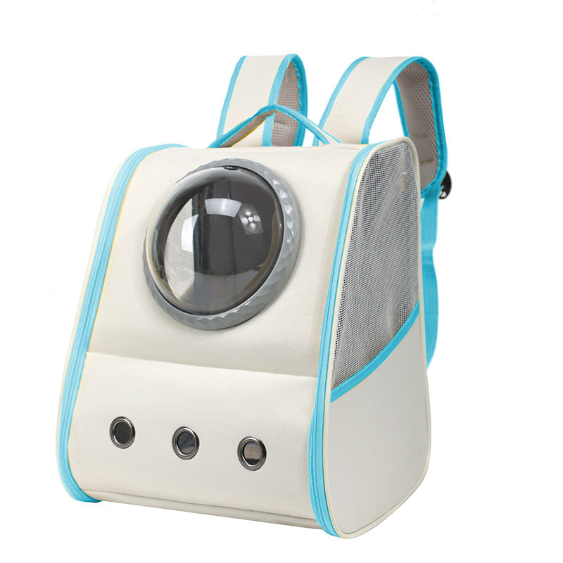 Space Capsule Large Capacity Breathable Pet Backpack For Going Out
