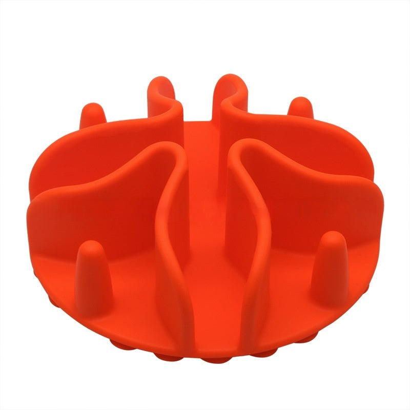 Silicone Pet Dog Snack Pad Round Supplies Slow Food Suction Cup Bathroom Licking Plate