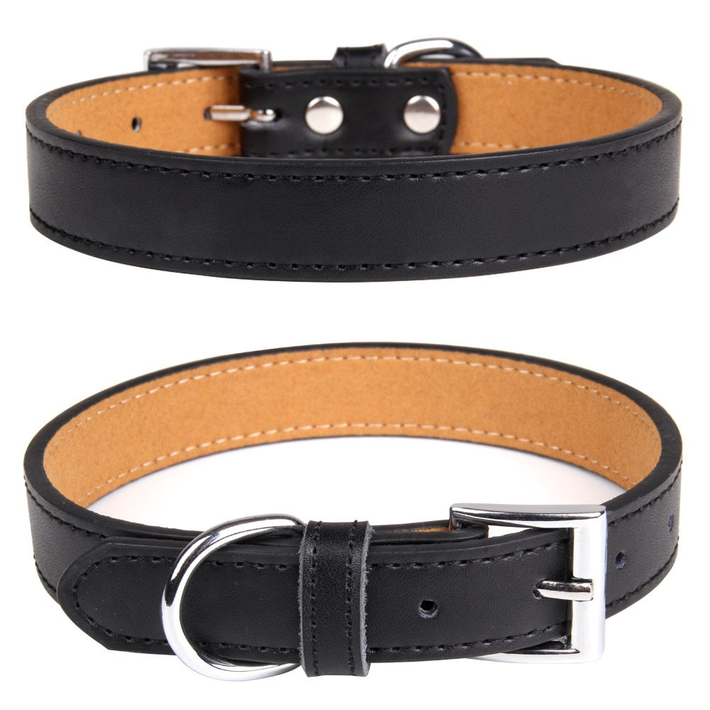 Cat Collar Cowhide Necklace For Small Medium And Large Pets