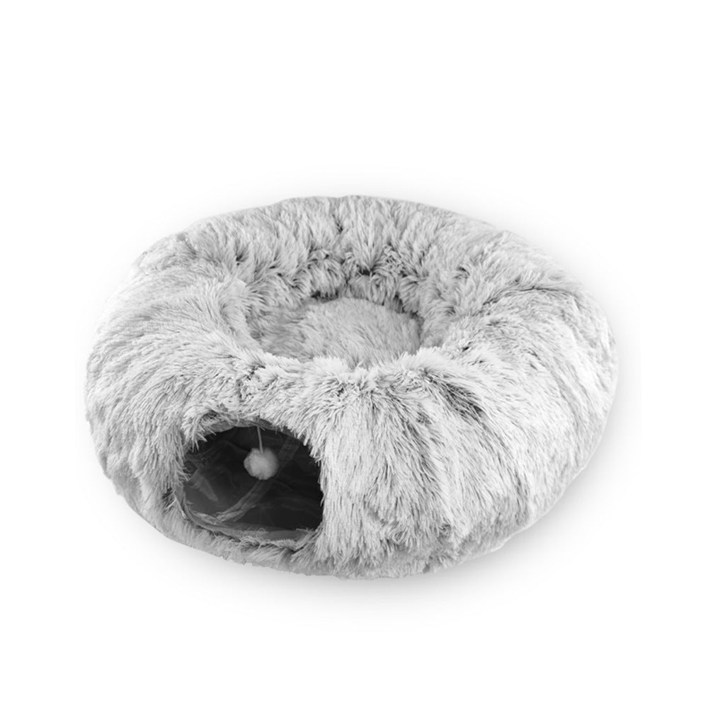 Cats Bed Christmas Beds Cats Plush Cushions Warm All For Winter Pet Supplies Basket Accessories Houses And Habitats Products Mat