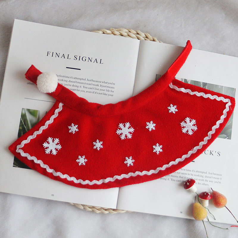 Dog Scarf Cat Hat Bib Jewelry Winter