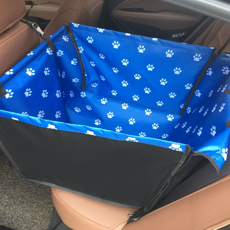 Rear Single Seat Foldable Cat Paw Footprint