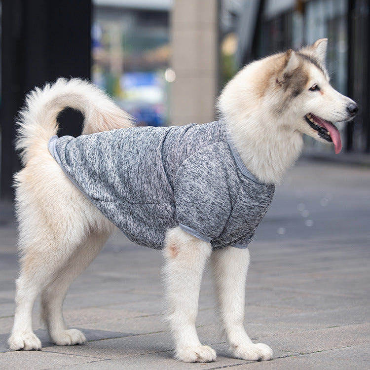 Large Size Dog Autumn Winter Sweater In The Body For Warmth