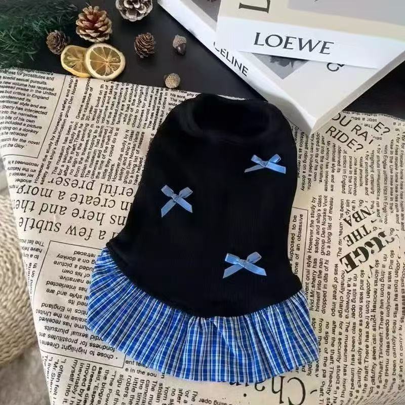 Preppy-style Vest Dress Cute Outfits For Cats And Dogs