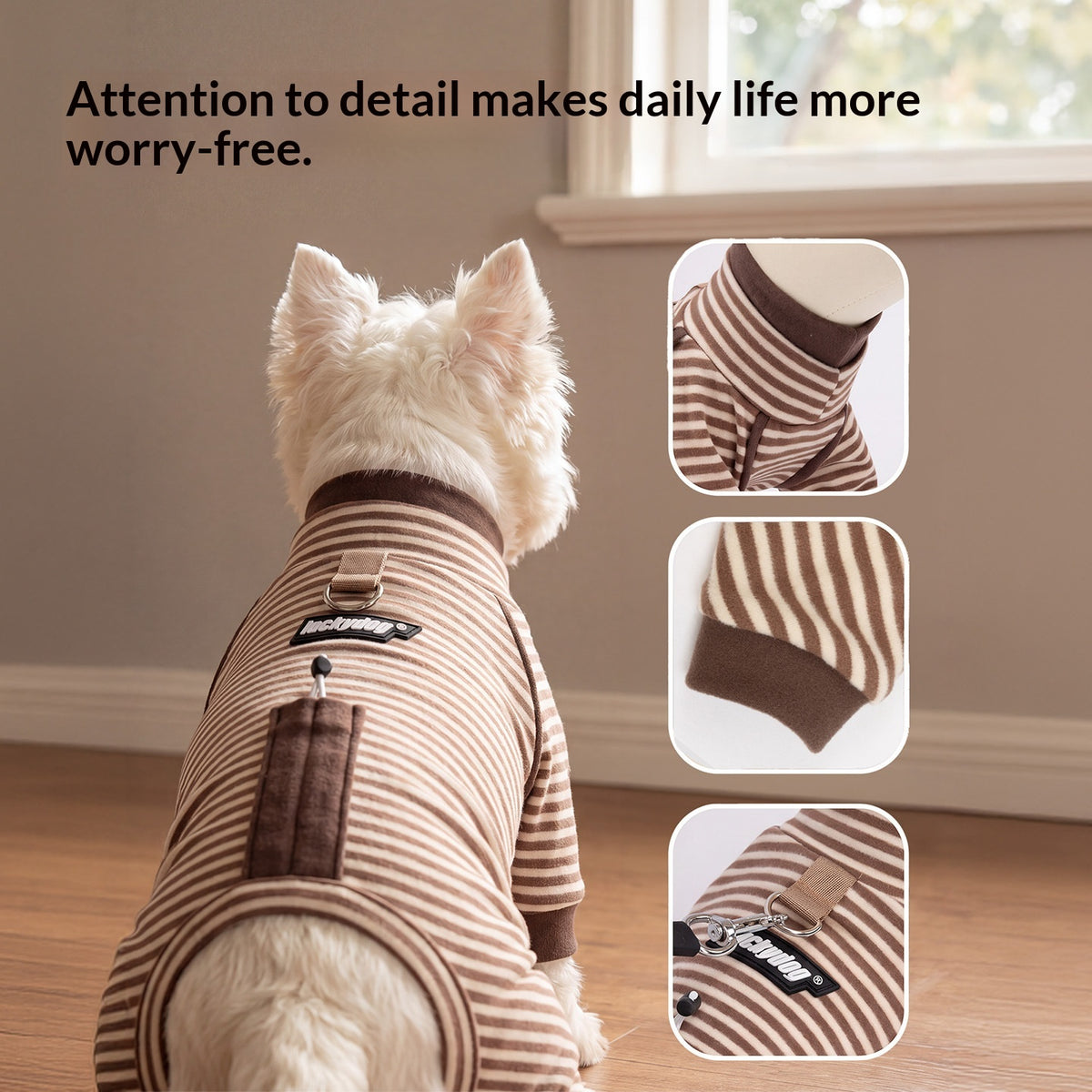 Dog Fleece-lined Warm And Versatile Pet Clothing