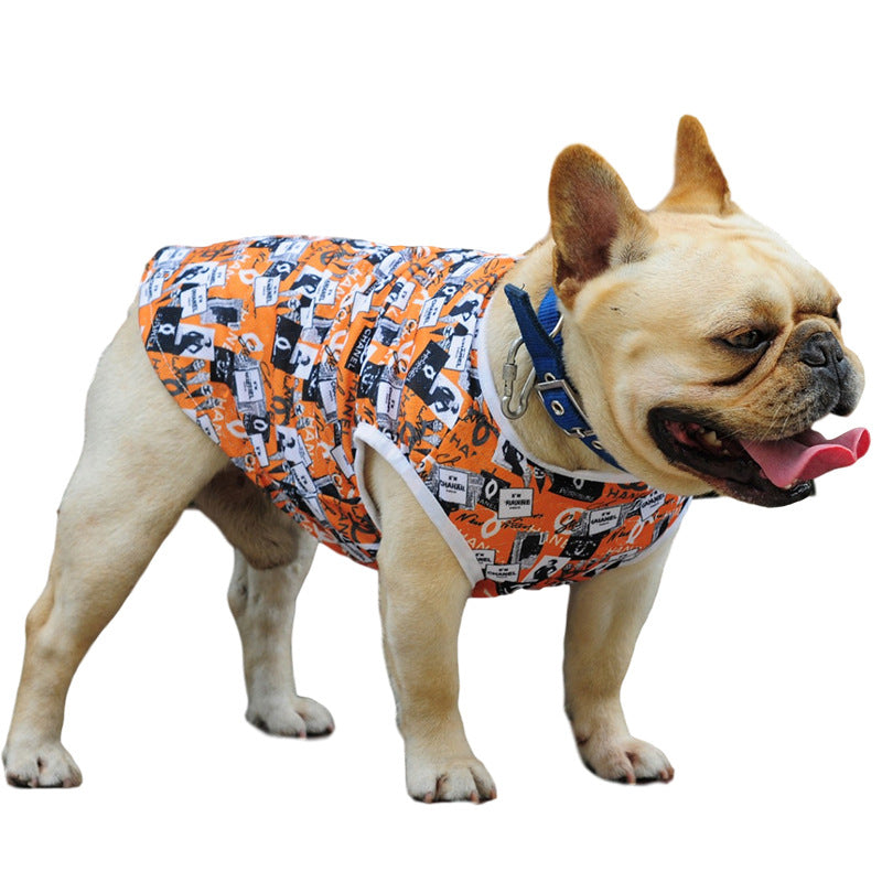 Dog Summer Printed Vest Clothes